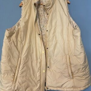 Penningtons Cream reversible vest.